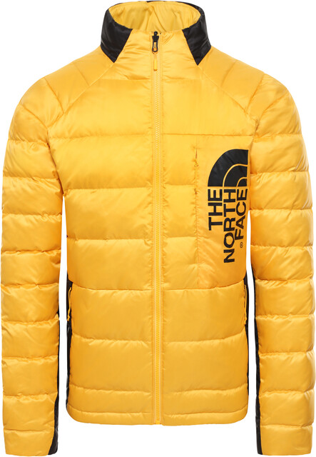 north face yellow coat